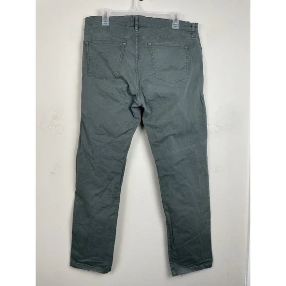 Flint and Tinder 365 Tapered Fit Pants Mens 34x32(29"L) Green/Gray Stretch Twill - Picture 3 of 10